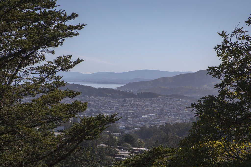 Views of San Francisco as seen from 156 Midcrest