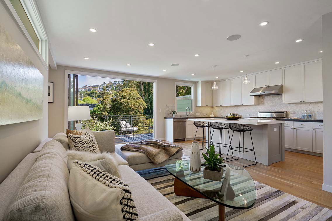 Interior view of the living room