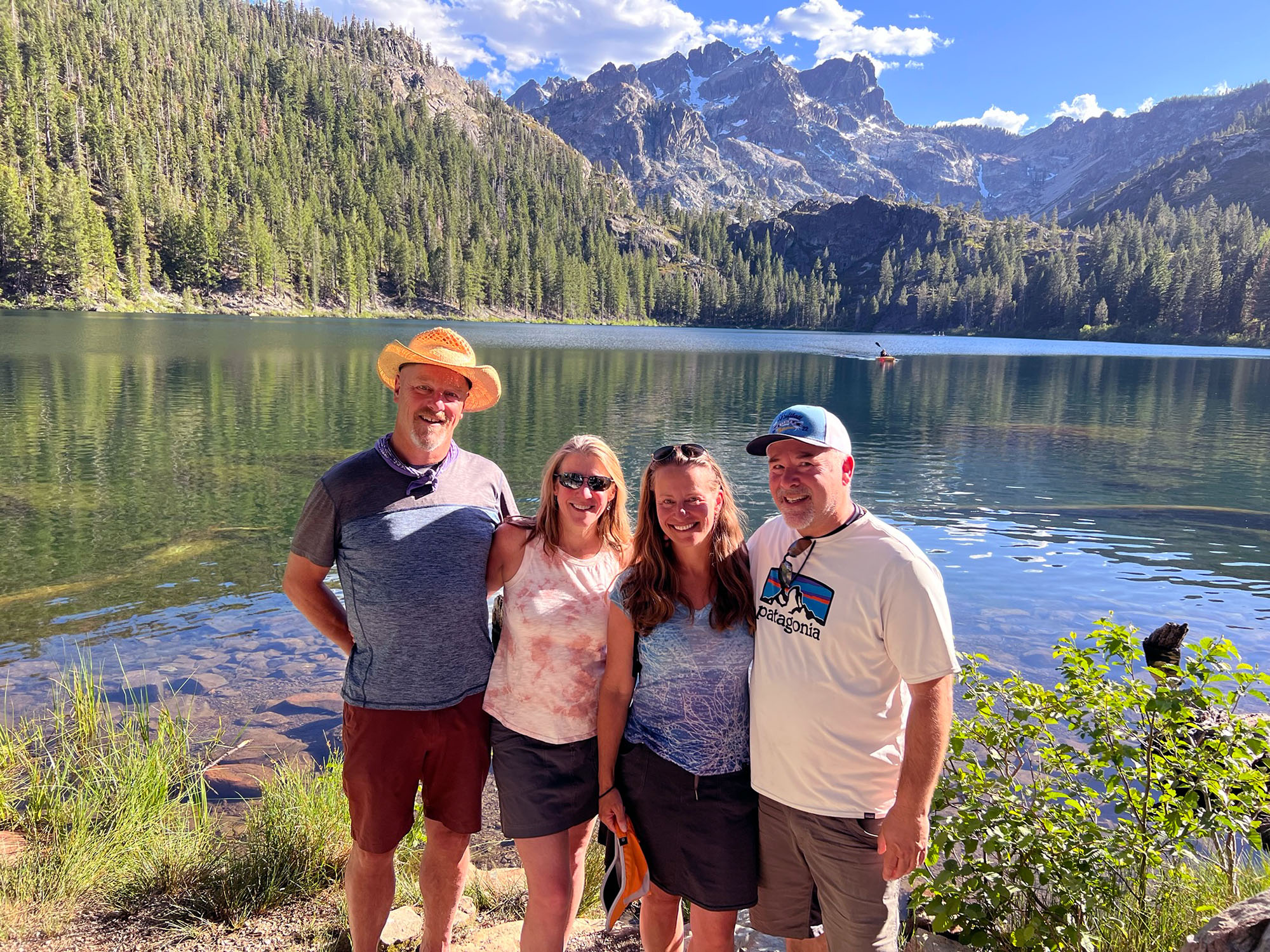 Agent John DiDomenico and friends at Lakes Basin, CA