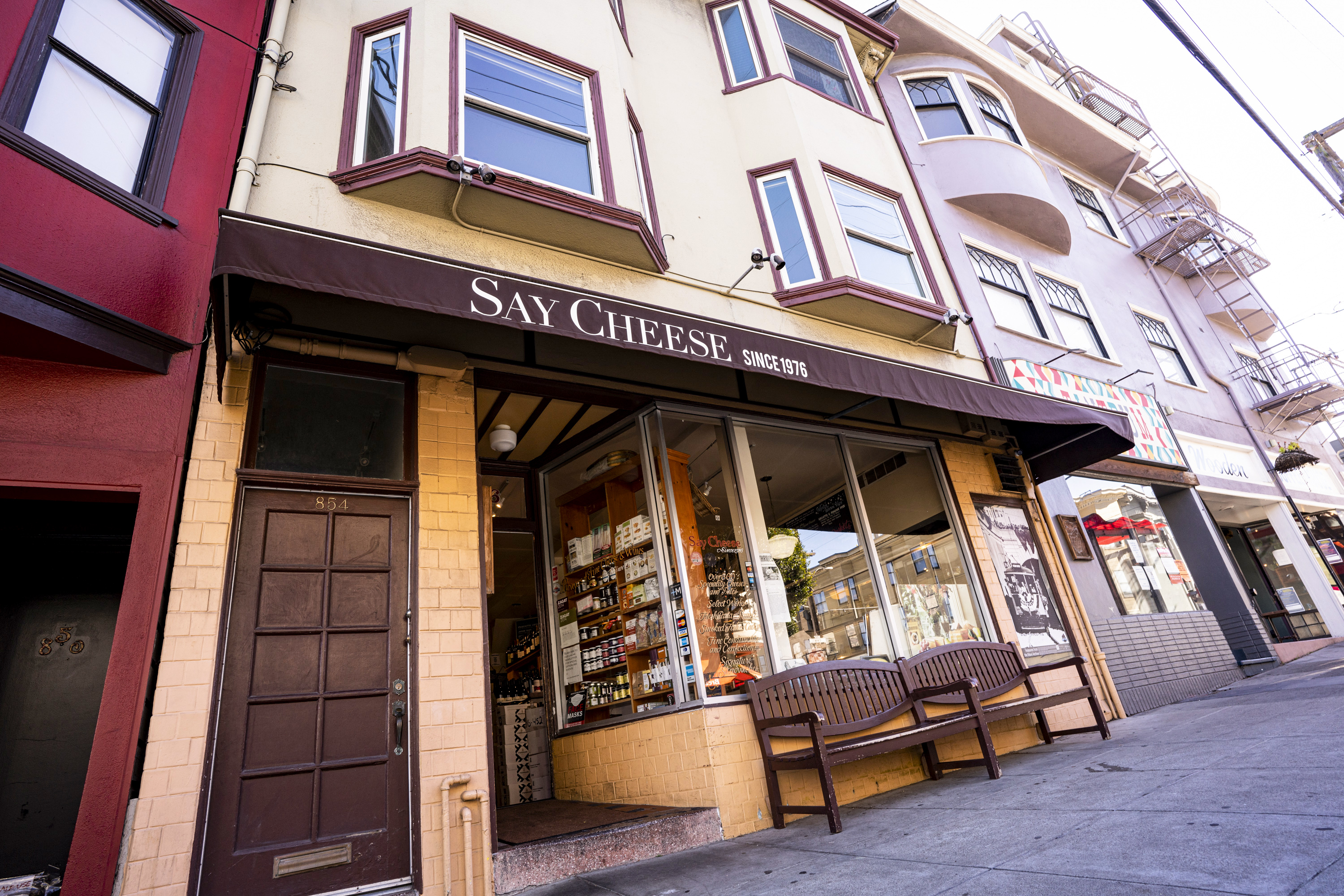 Property Photo: Exterior view of Say Cheese in Cole Valley