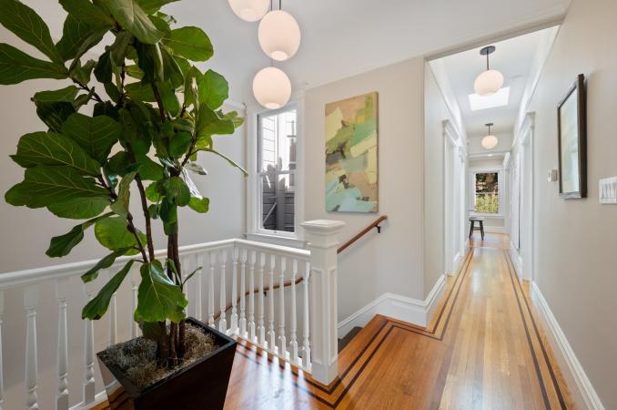 Property Thumbnail: Entry at top of stairs of 636 Belvedere. Hardwood floors throughout. 