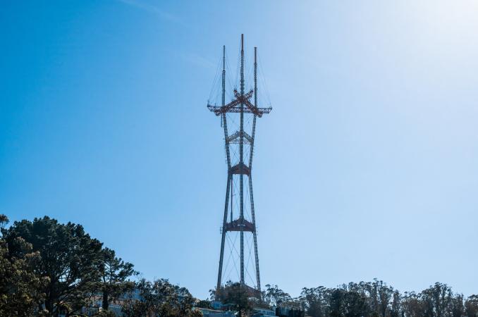 Property Thumbnail: Photo looking up at Sutro Tower