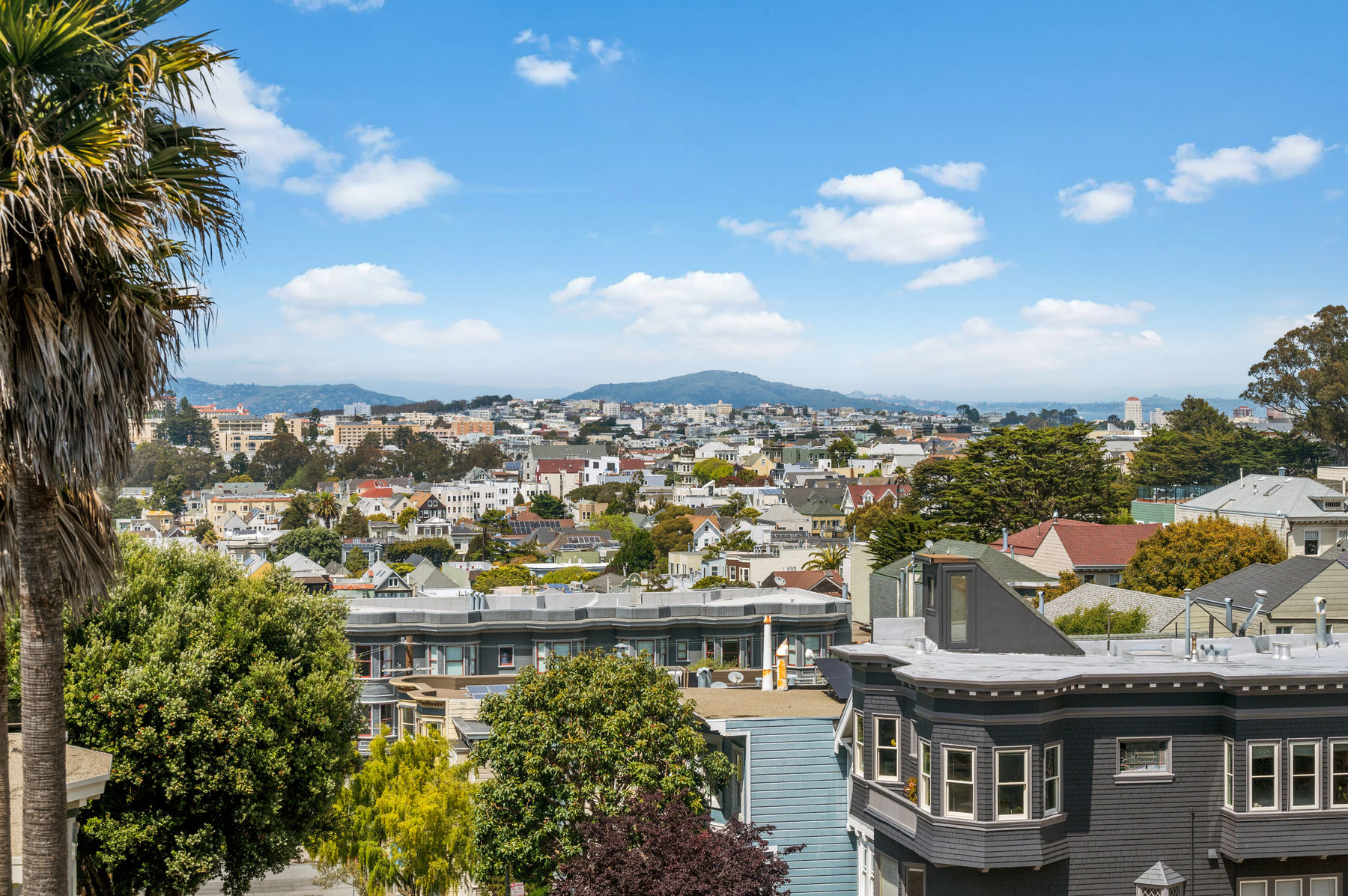 Property Photo: A photo of the view of Cole Valley from front of unit. 