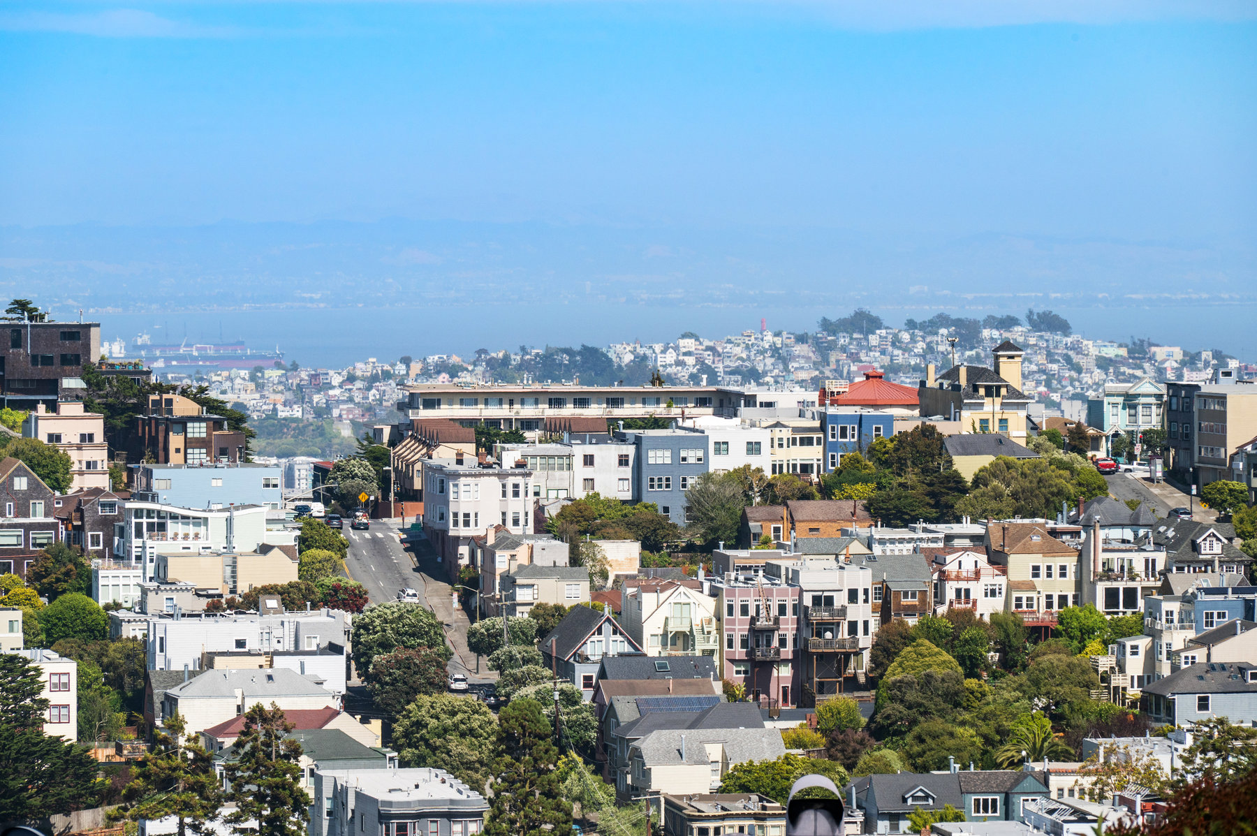 Property Photo: View of San Francisco, Cole, Valley, and the Bay with boats on the water