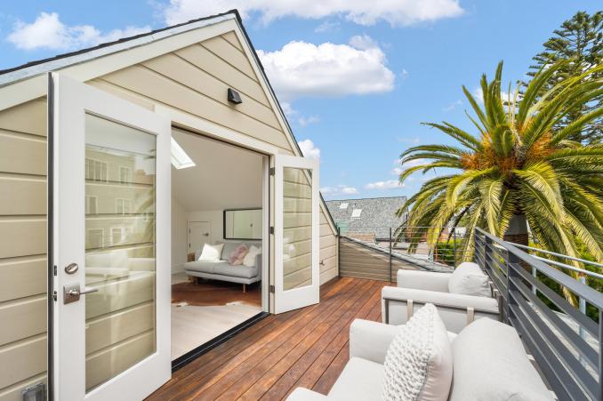 Property Thumbnail: Looking back at doorway on deck. There are french doors that open out. 