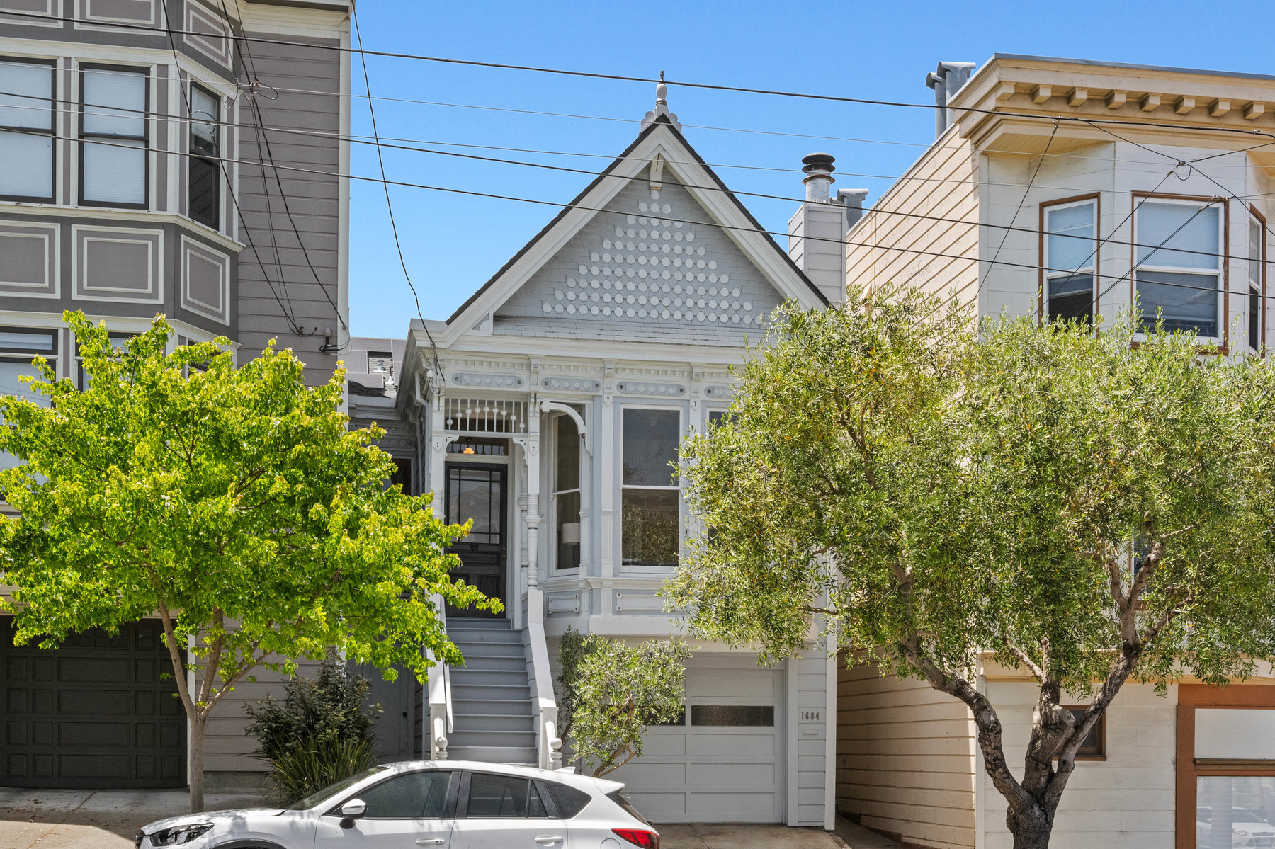 Property Photo: Front exterior of 1604 Castro. 