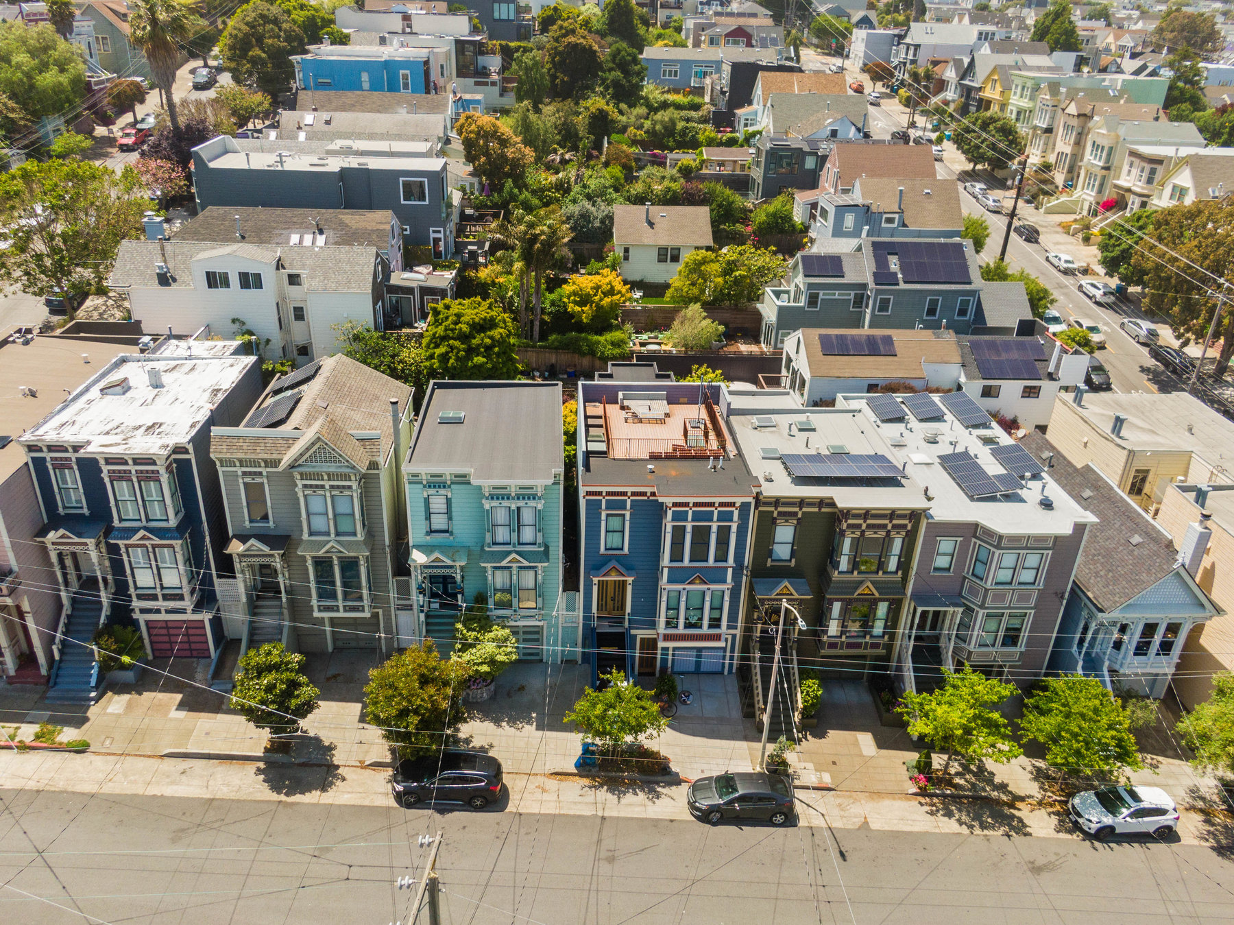 Property Photo: Aerial photo of neighbors. 