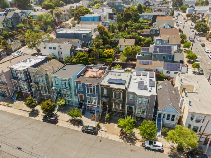 Property Thumbnail: Another aerial photo of Castro street neighbors. 