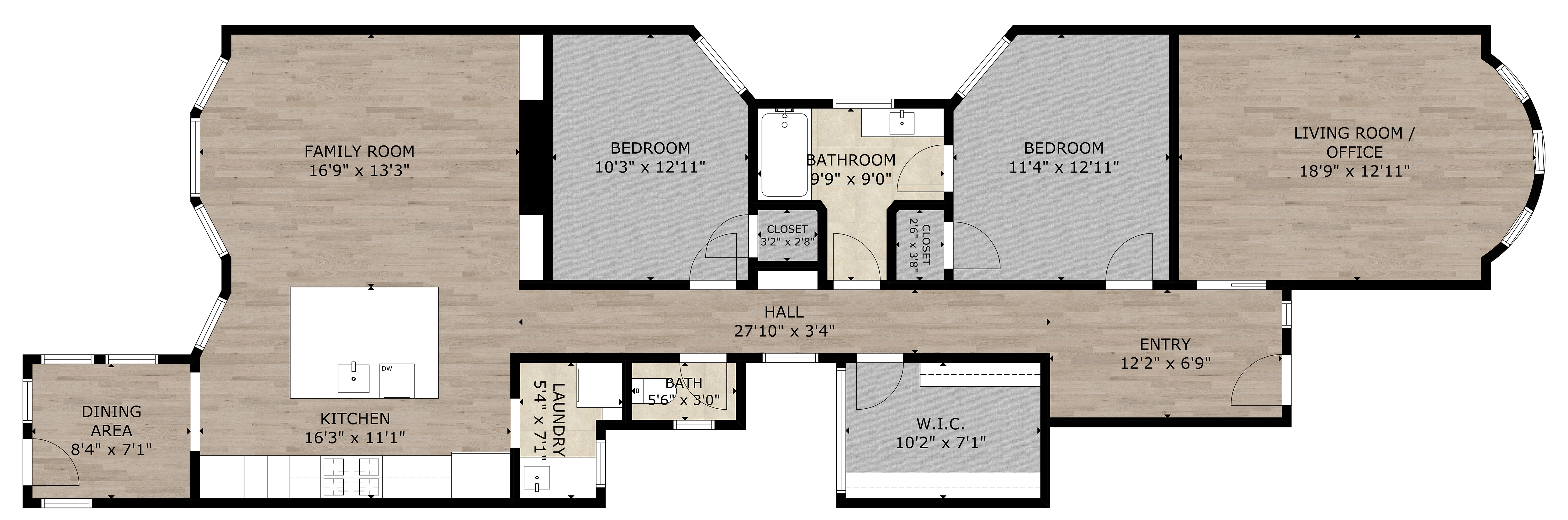 Property Photo: Floor plan for 1332 Shrader