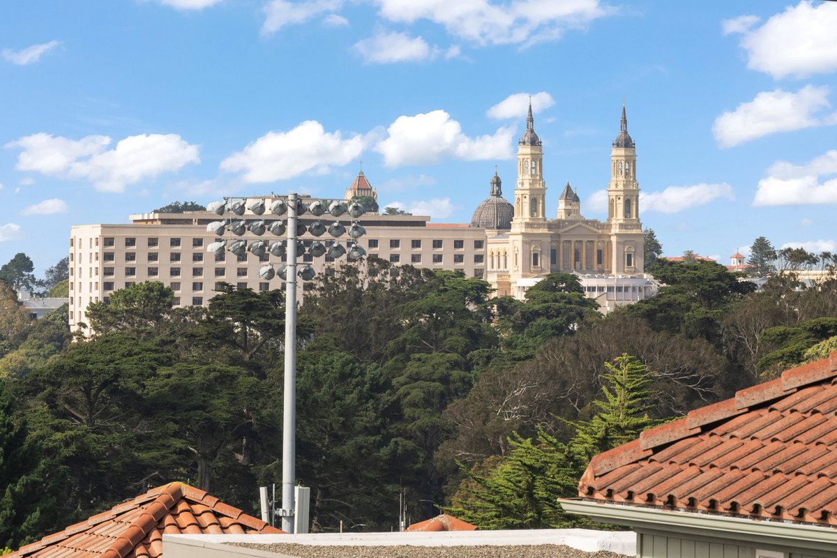 Property Photo: Close up view photo looking over at USF and St. Ignatius. 