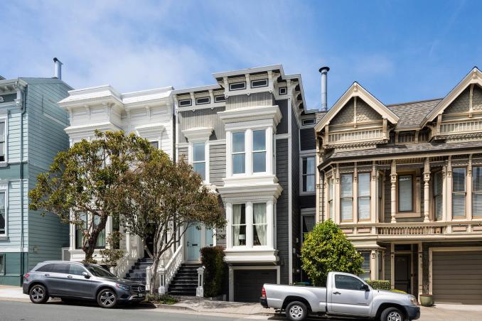 Property Thumbnail: Looking at the front exterior of 2784 bush st. Beautiful Victorian Facade.