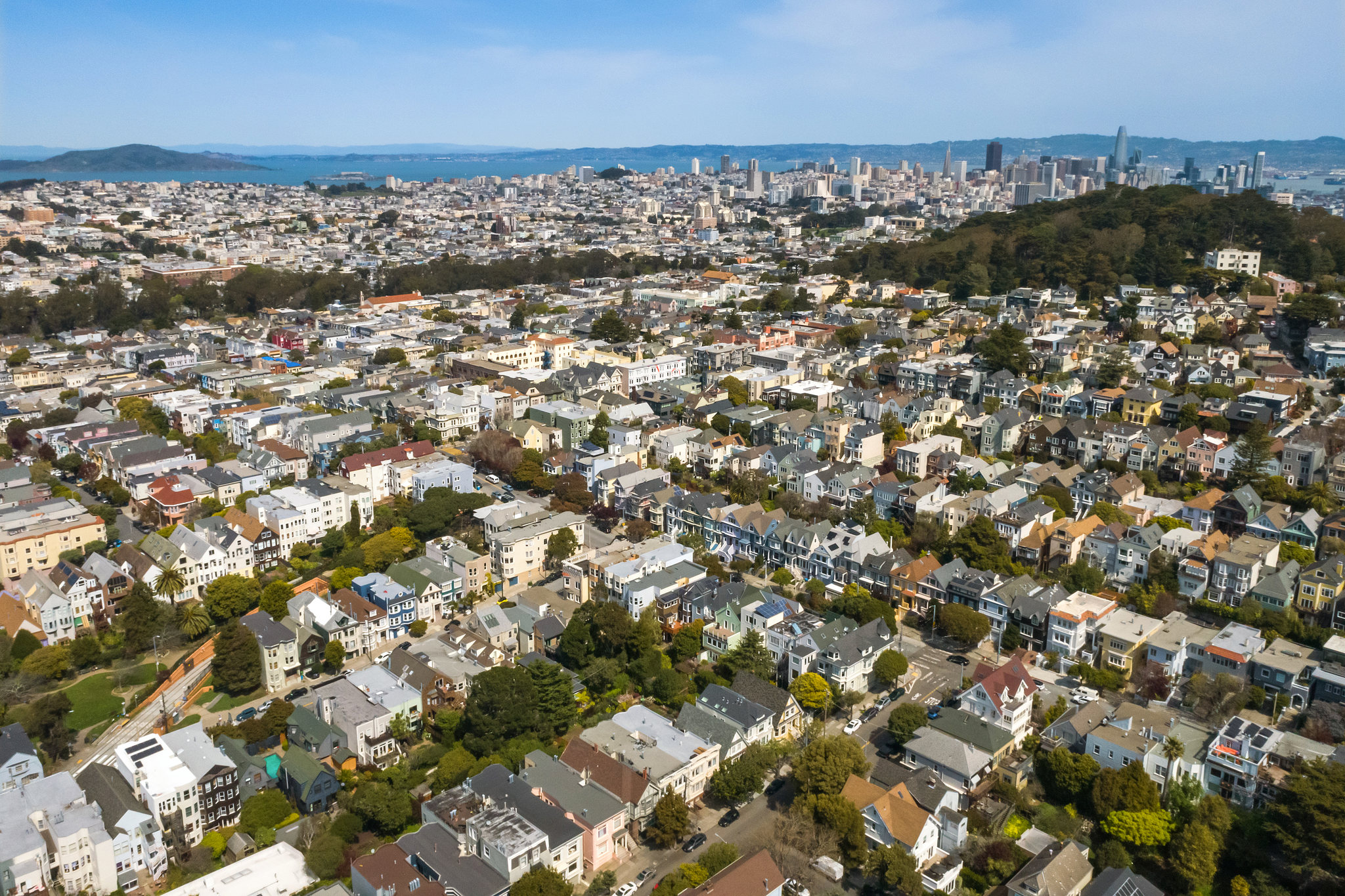 Property Photo: Aerial view looking towards downtown San Francisco