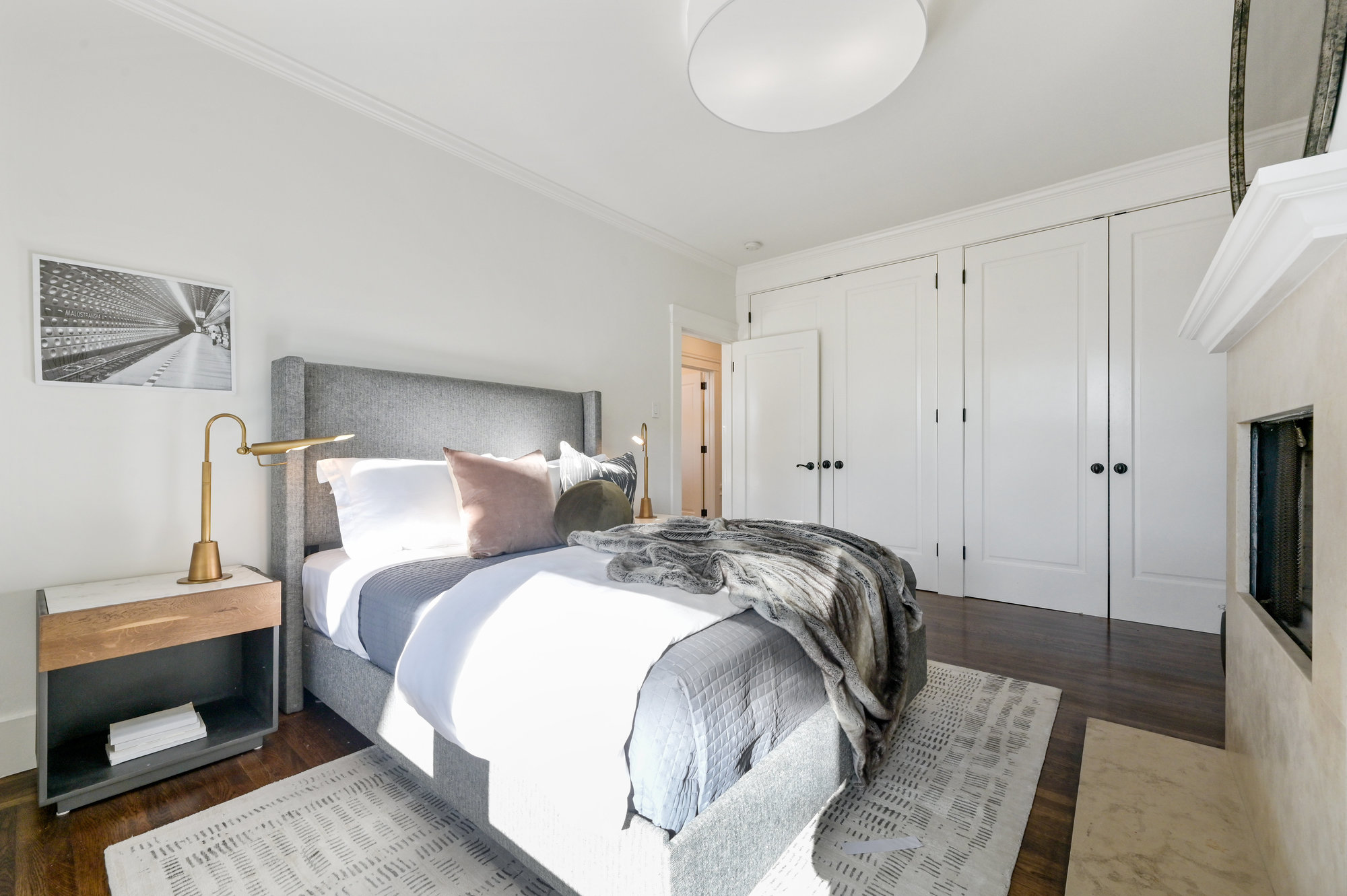 Property Photo: Bedroom featuring large closet space