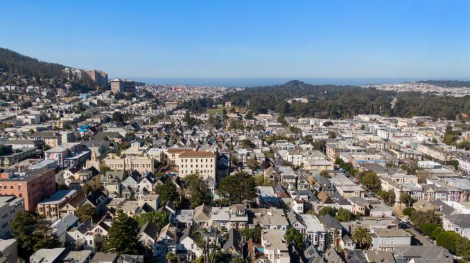 Property Thumbnail: Aerial view of Buena Vista neighborhood as seen from 39 Delmar