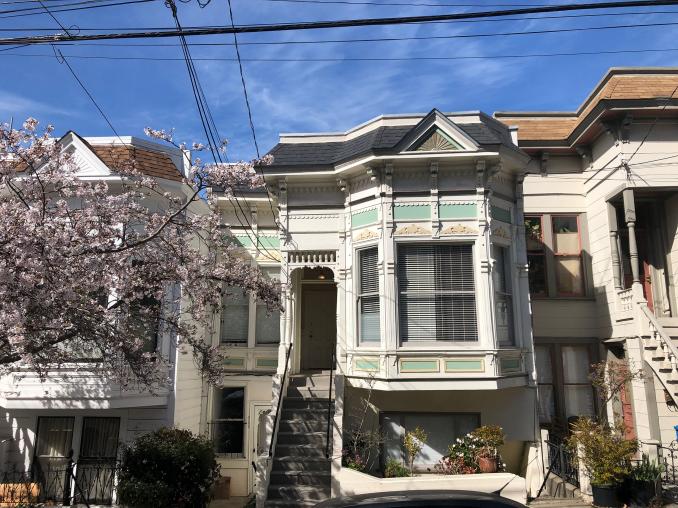 Property Thumbnail: View of the front exterior to 4160-4162 20th Street, showing a Victorian style home