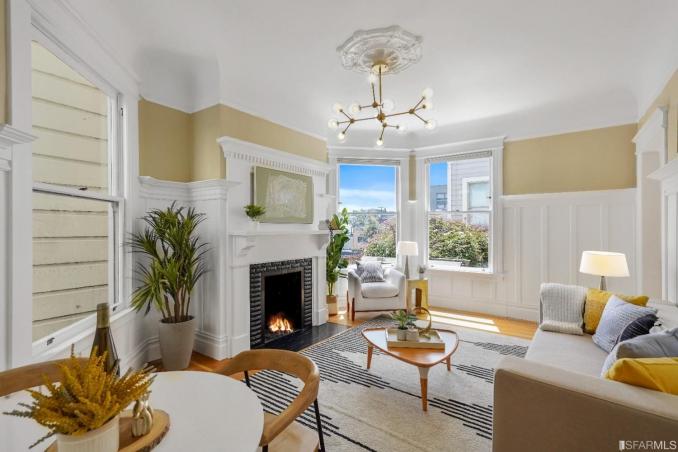 Property Thumbnail: View of the light-filled living room at 351 27th Street