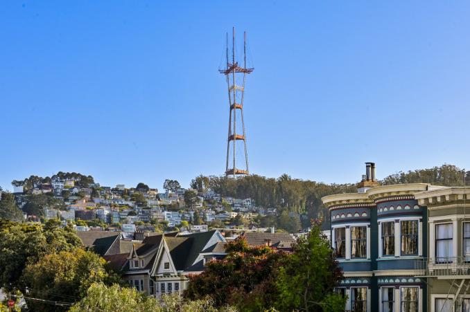 Property Thumbnail: View of Sutro tower as seen from 834 Clayton Street