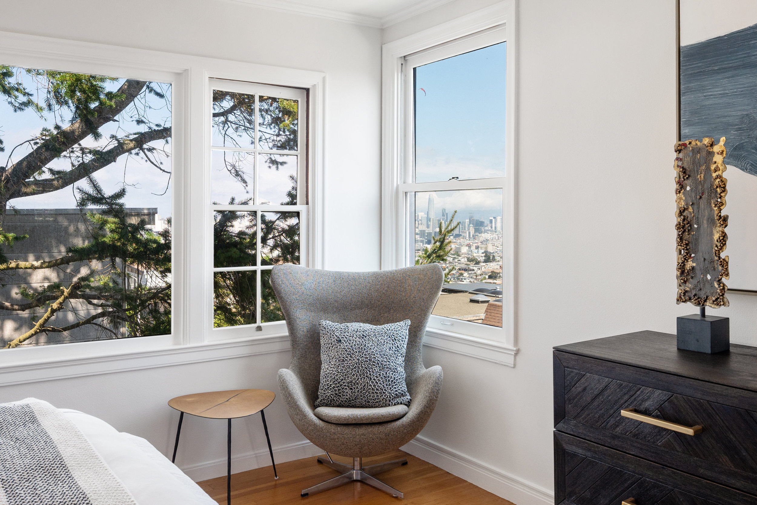 Property Photo: View of downtown San Francisco as seen from the primary bedroom