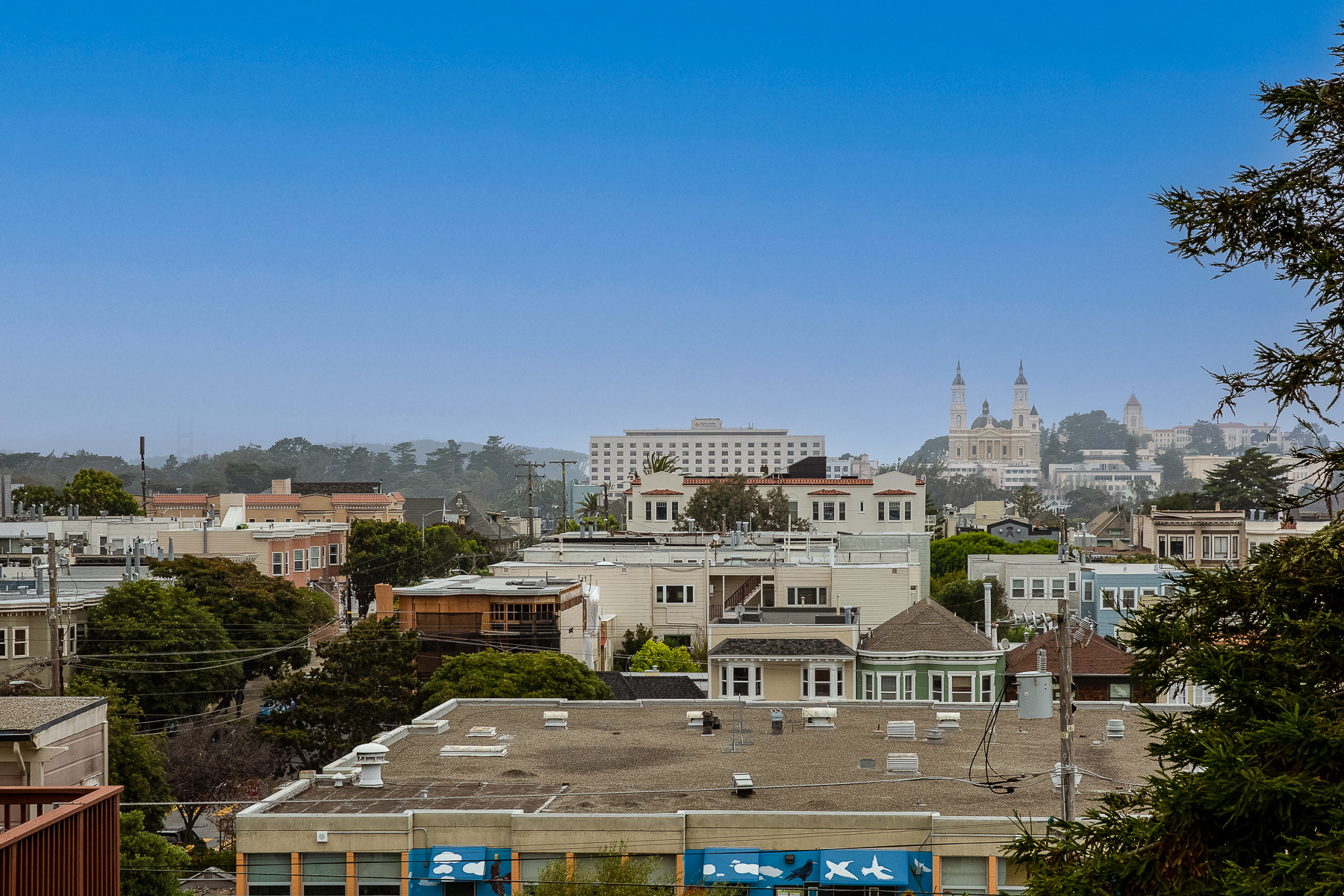 Property Photo: Aerial view of San Francisco as seen from 1330 Shrader