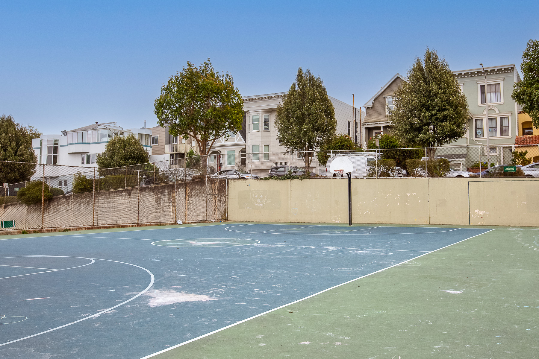 Property Photo: Basketball court at nearby Grattan Playground