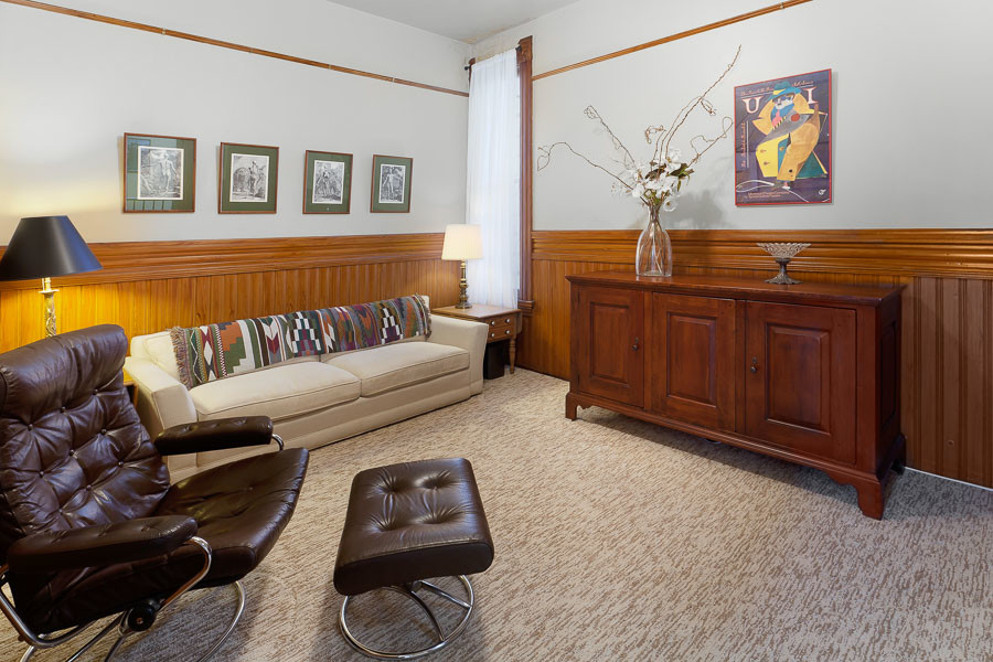 Property Photo: View of a room with wood wainscoting