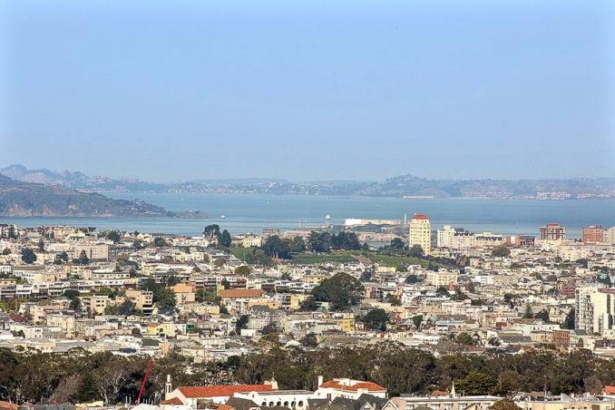 Property Thumbnail: View of Golden Gate Park and San Francisco as seen from 79 Clarendon Ave