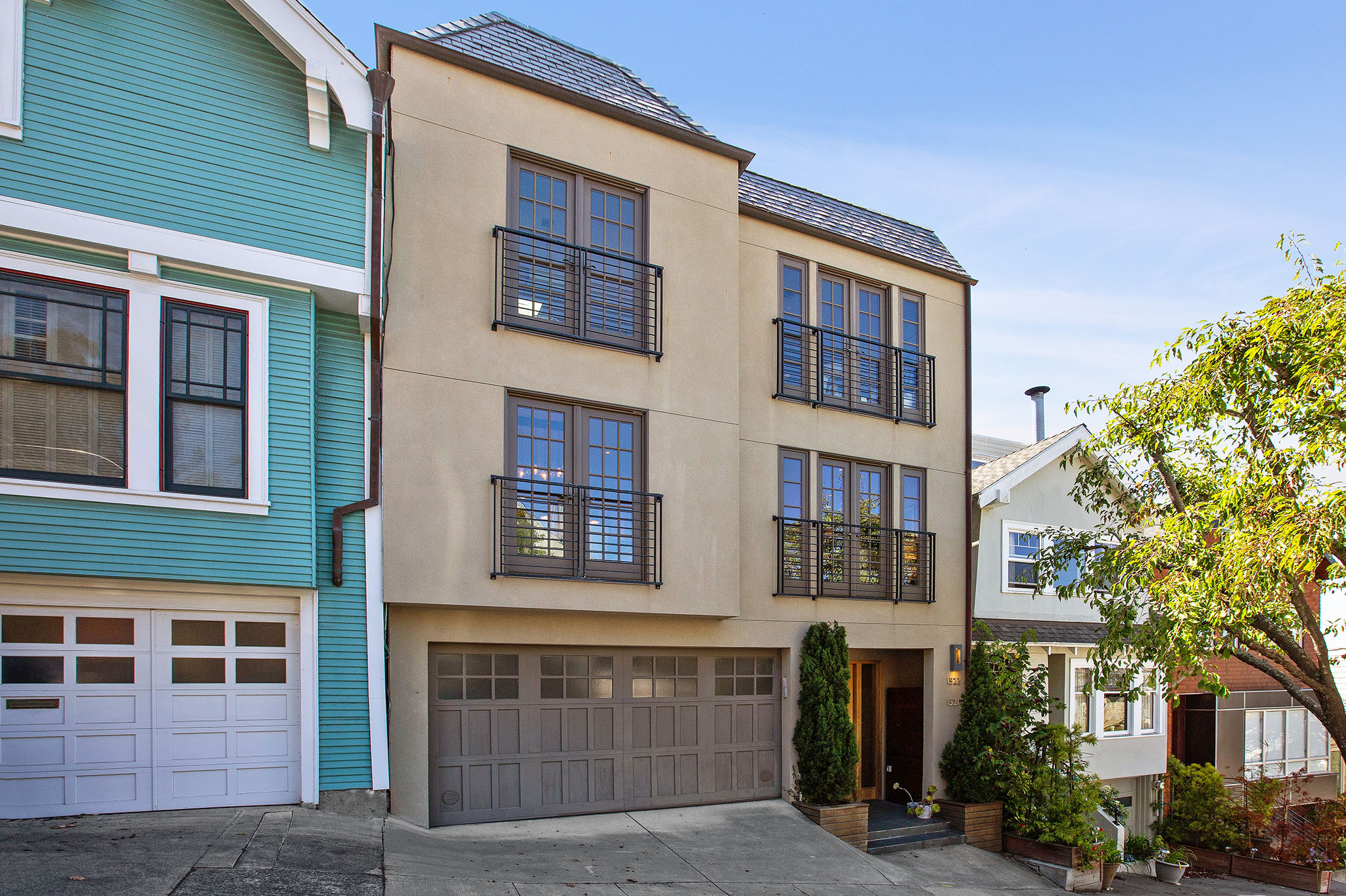 Front exterior photo of 1521 Cole Street.