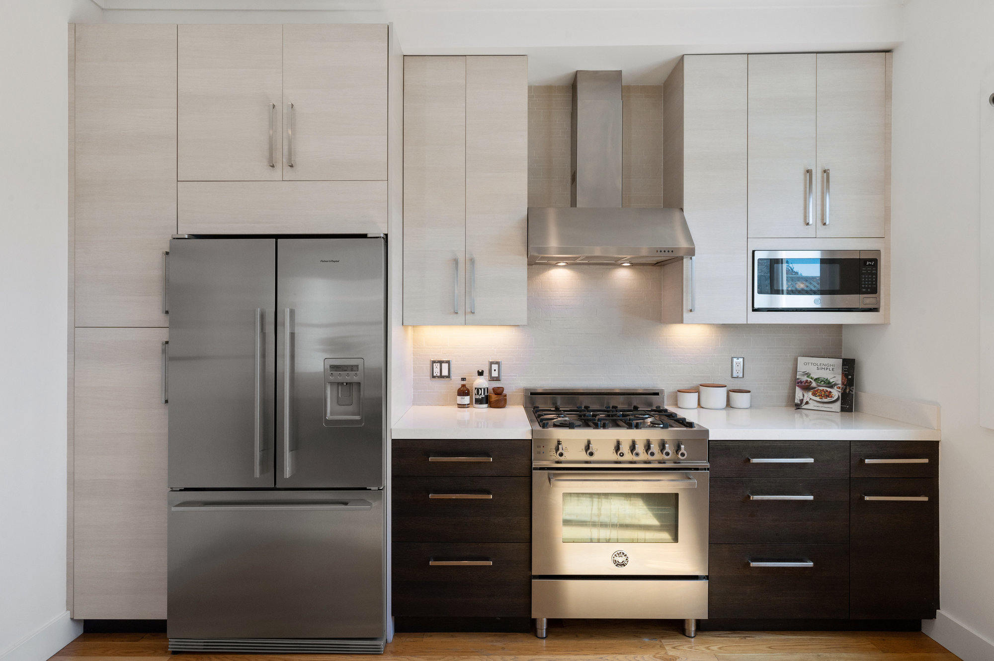 Primary cooking area at 719 18th Avenue, showing stainless appliances