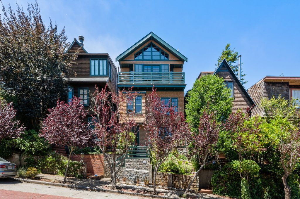 Street view of 205 Edgewood Ave in Cole Valley, for sale by John DiDomenico