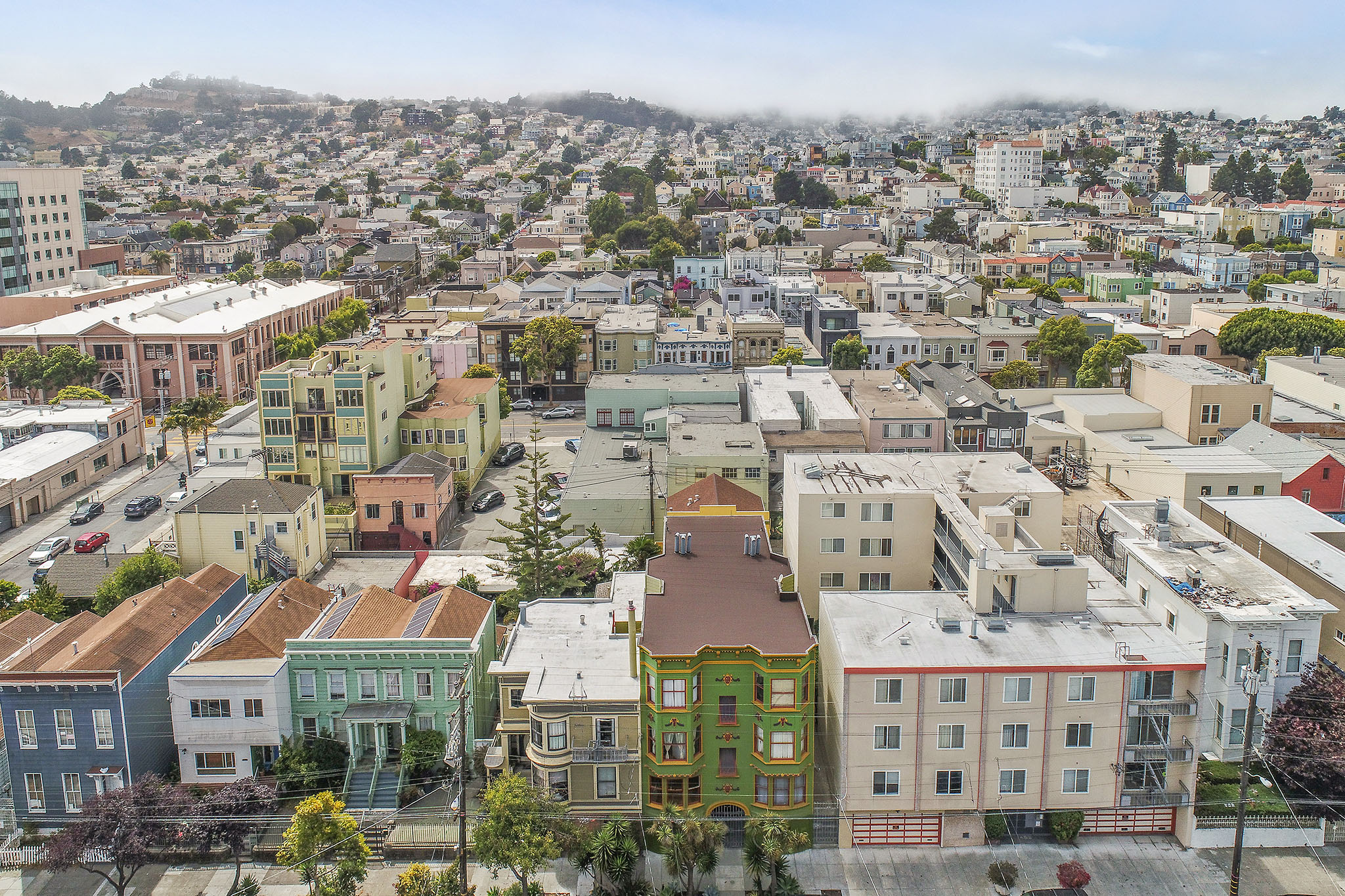 Aerial view of 464-468 Bartlett Street