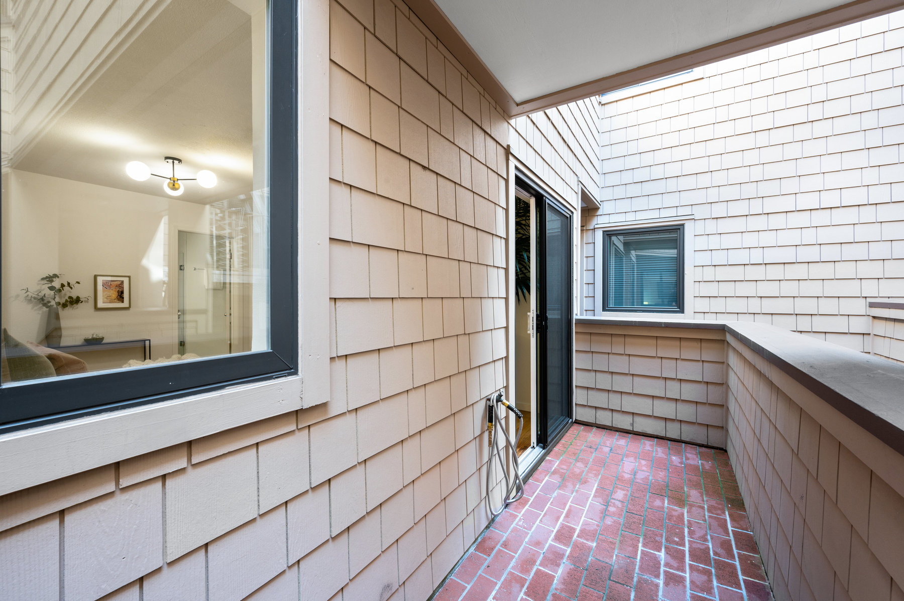 Patio off the primary bedroom.