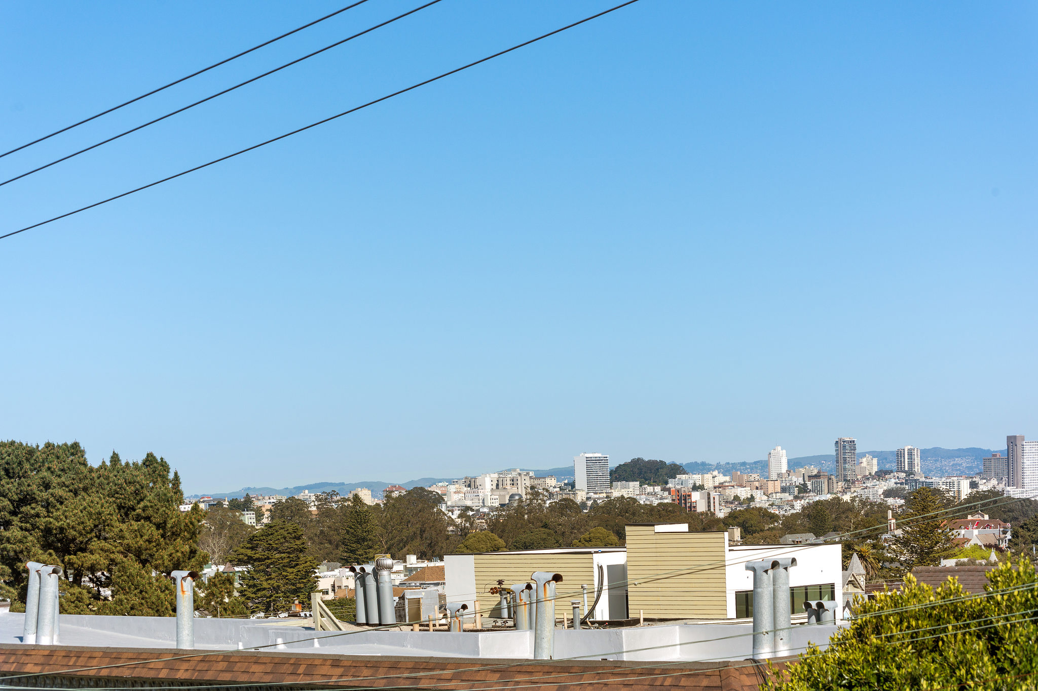 View of downtown San Francisco as seen from 1337 Willard