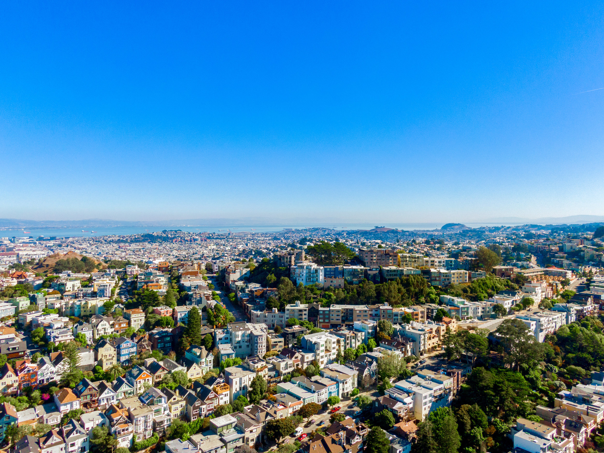 Aerial photo of surrounding neighborhoods.