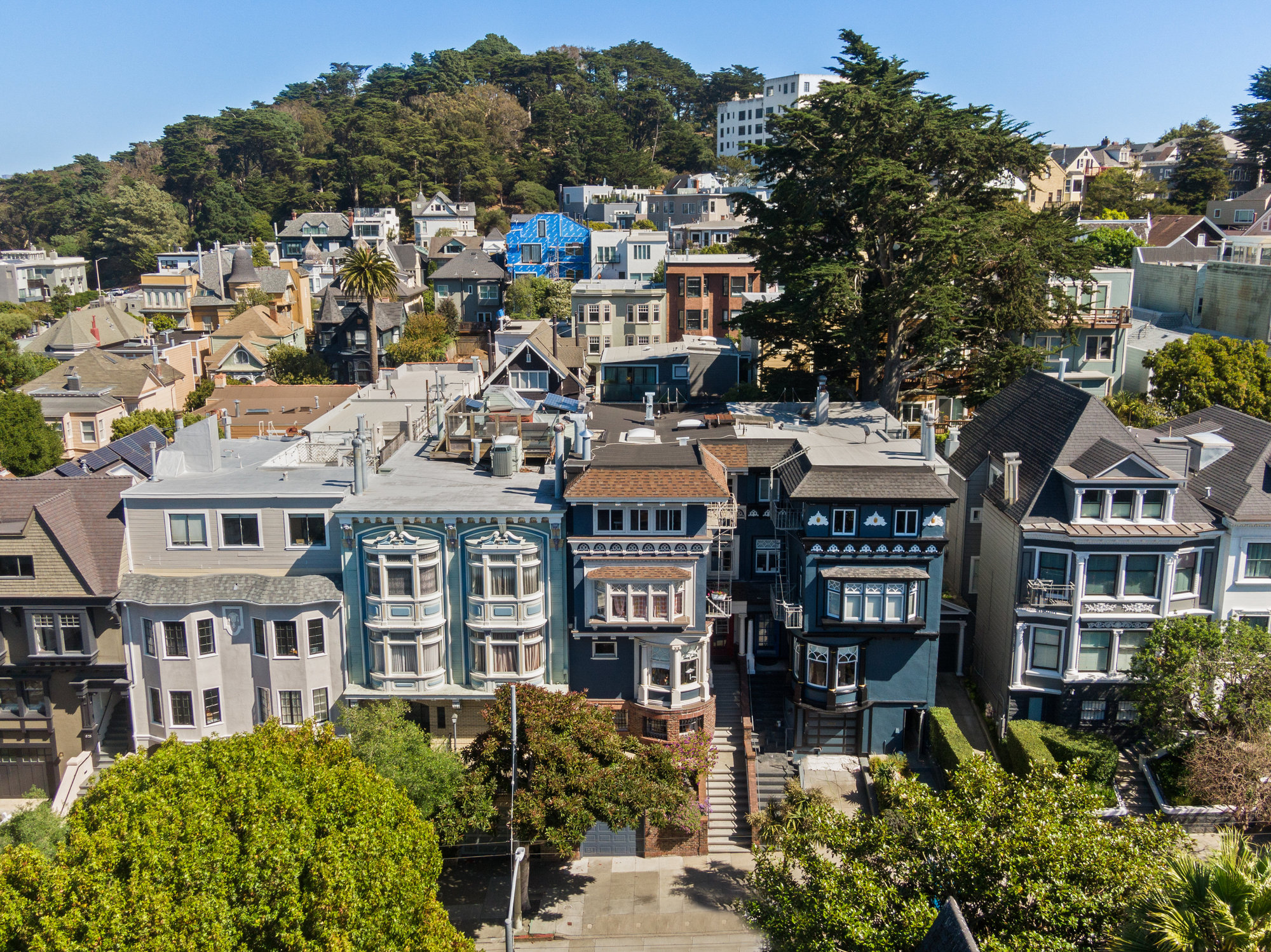 Aerial photo of 858 Ashbury