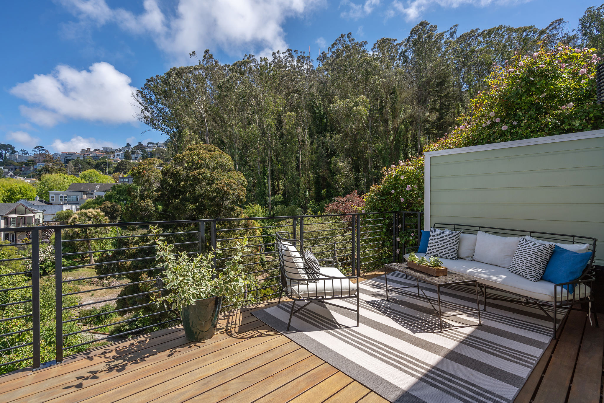 118-woodland-avenue.46233.p4k.024.web A view of the top-level deck and Sutro Forest