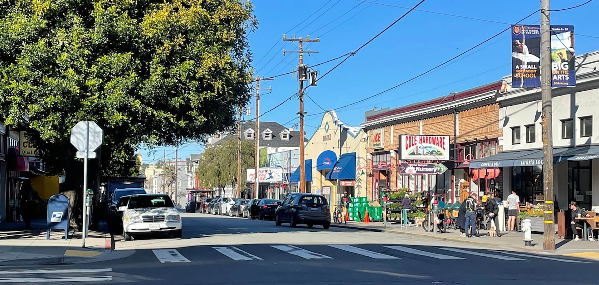 cole valley neighborhood shops on Cole Street