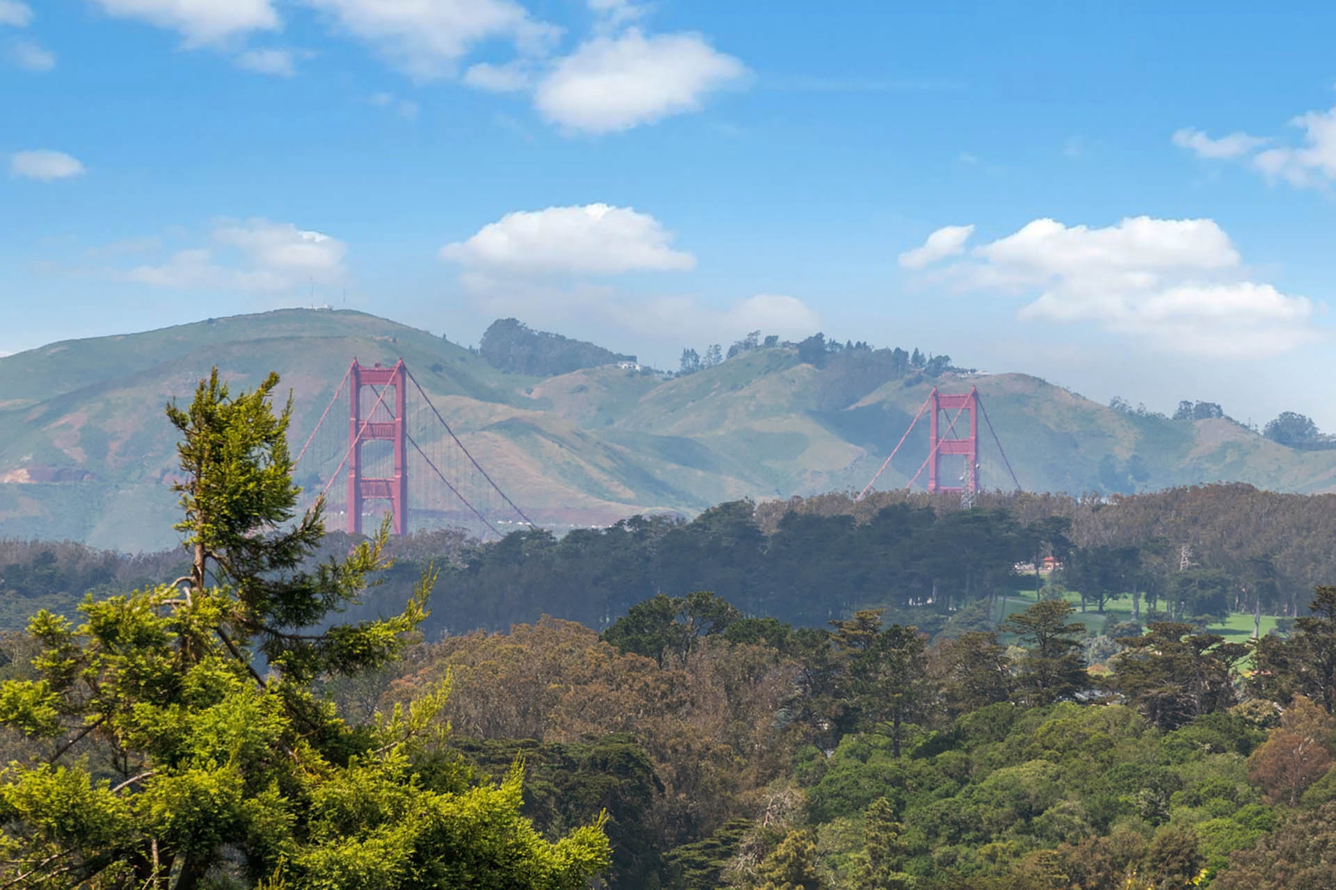 view of golden gate bridge