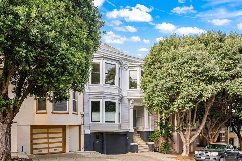Front Exterior of 1443 Shrader Street in San Francisco