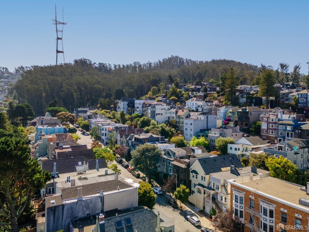 Aerial Photo over Parnassus Ave