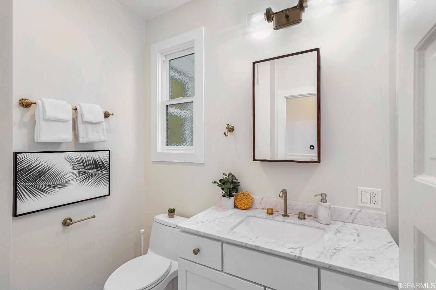 Bathroom with large vanity