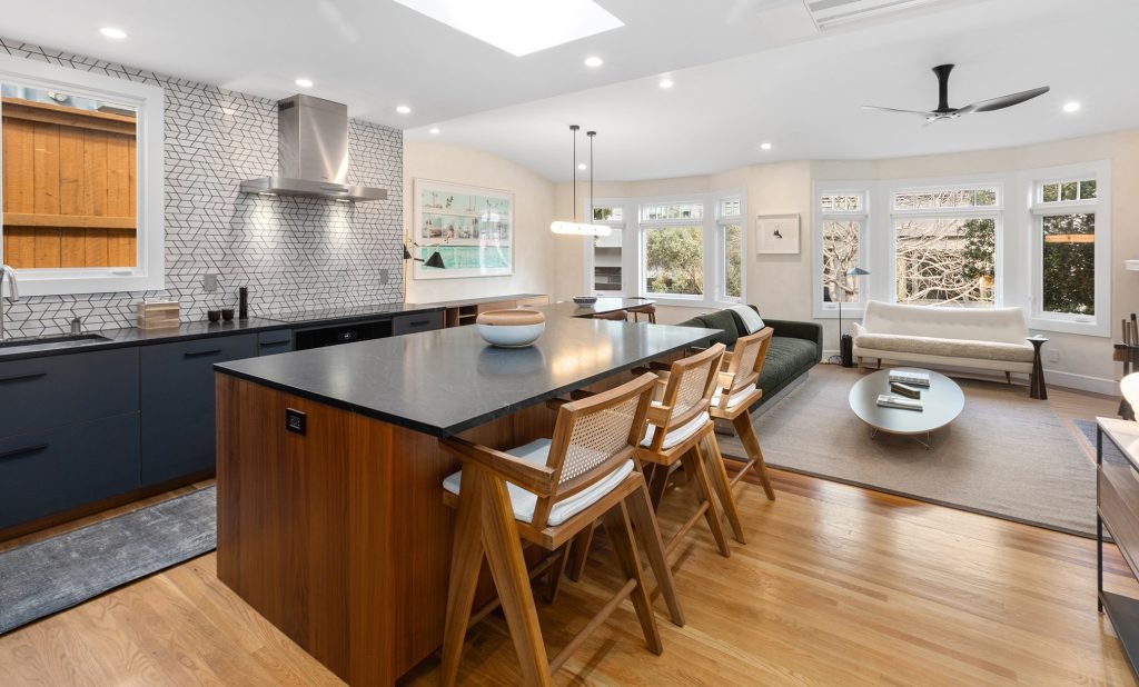 Open floor plan view of a home located in a Corona Heights, for sale off-market