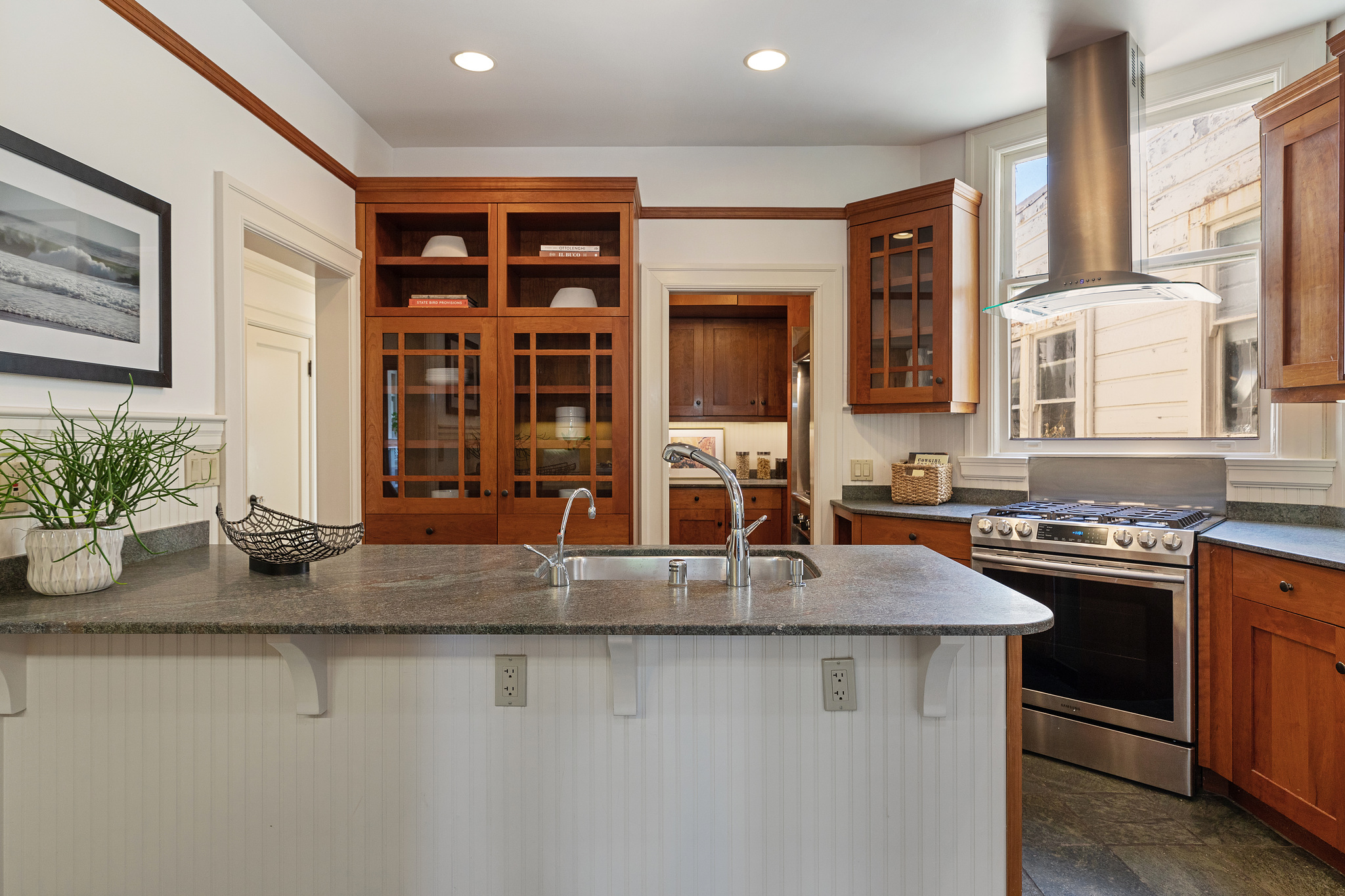 38-parnassus-avenue.47355.p2k.025.web View of the kitchen, showing an island cabinet with sink