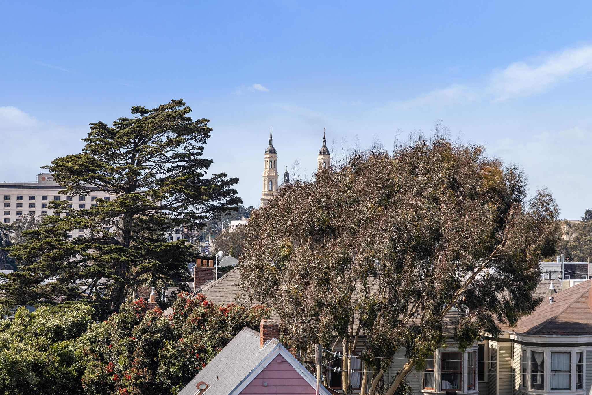 View of the Mission as seen from 454 Frederick Street