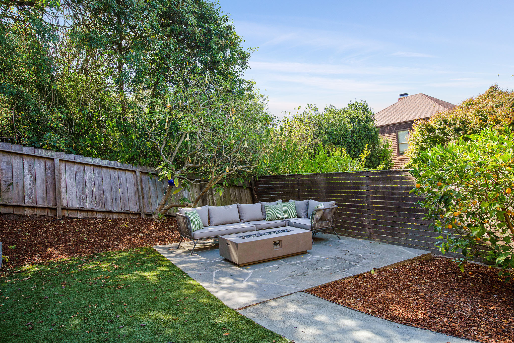 Yard, featuring a patio and out door living space