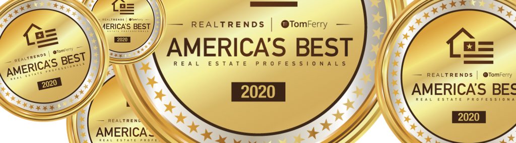 Collage featuring the America's Best Real Estate Professionals award