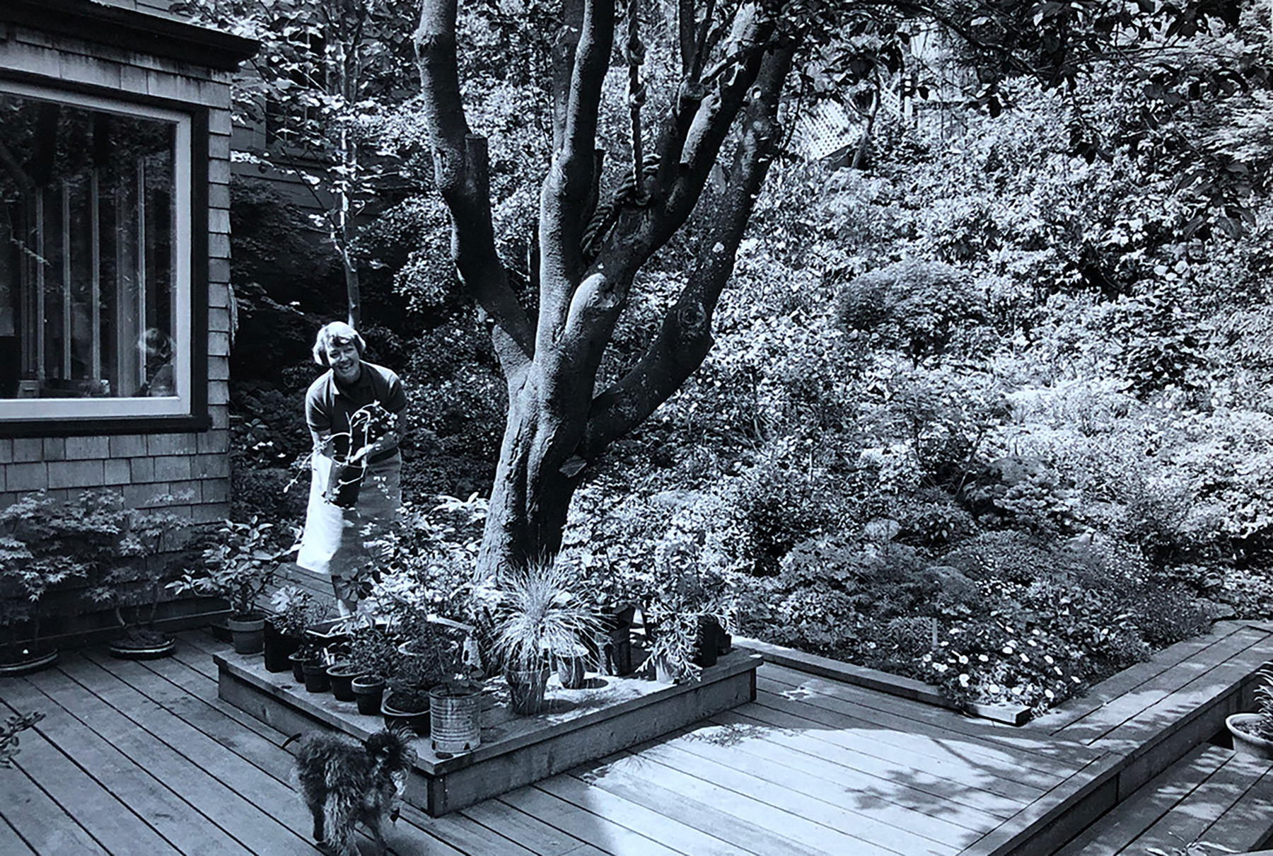 View of a historic photo of homeowner