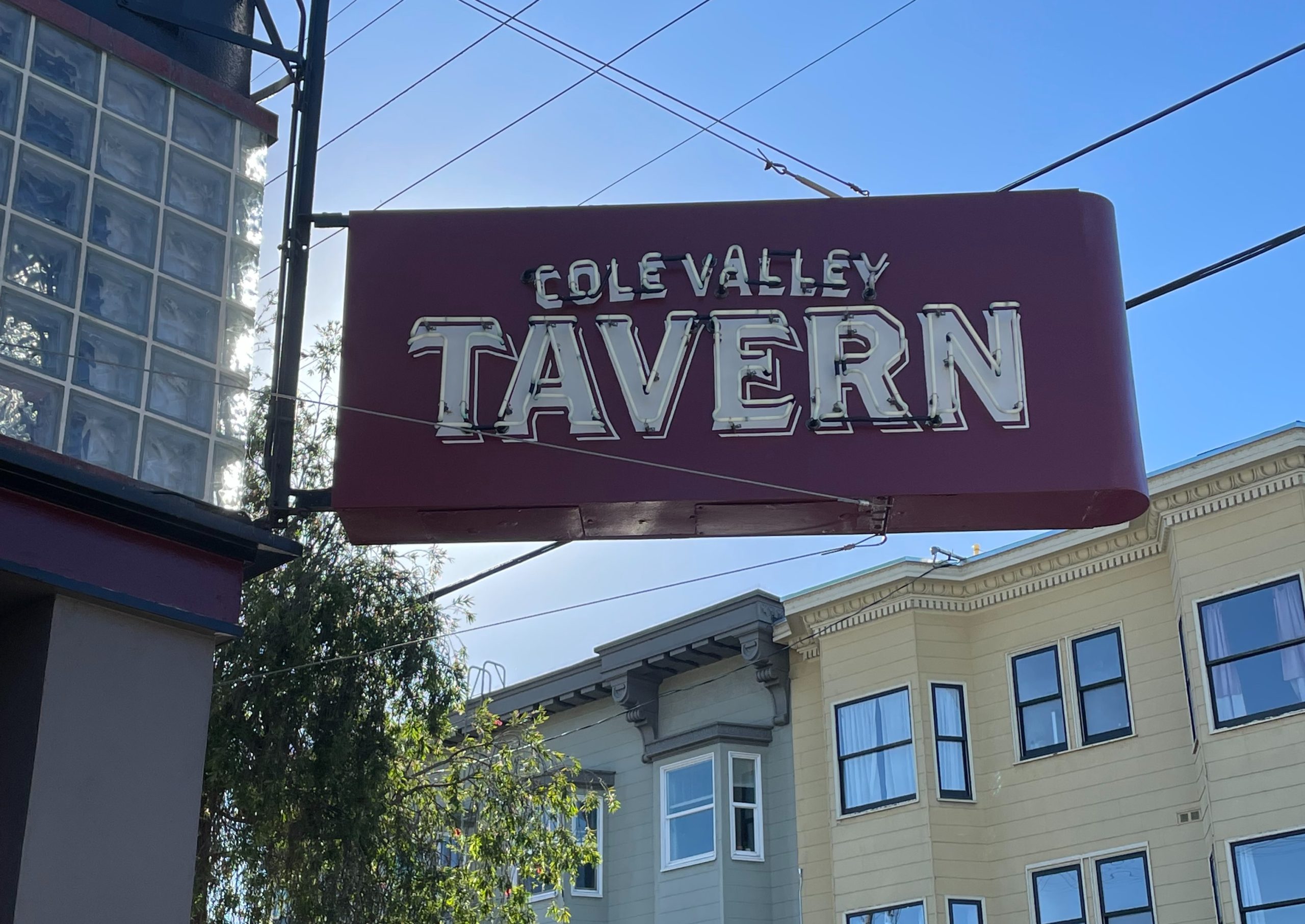 IMG3292 The sign for Cole Valley Tavern in Cole Valley