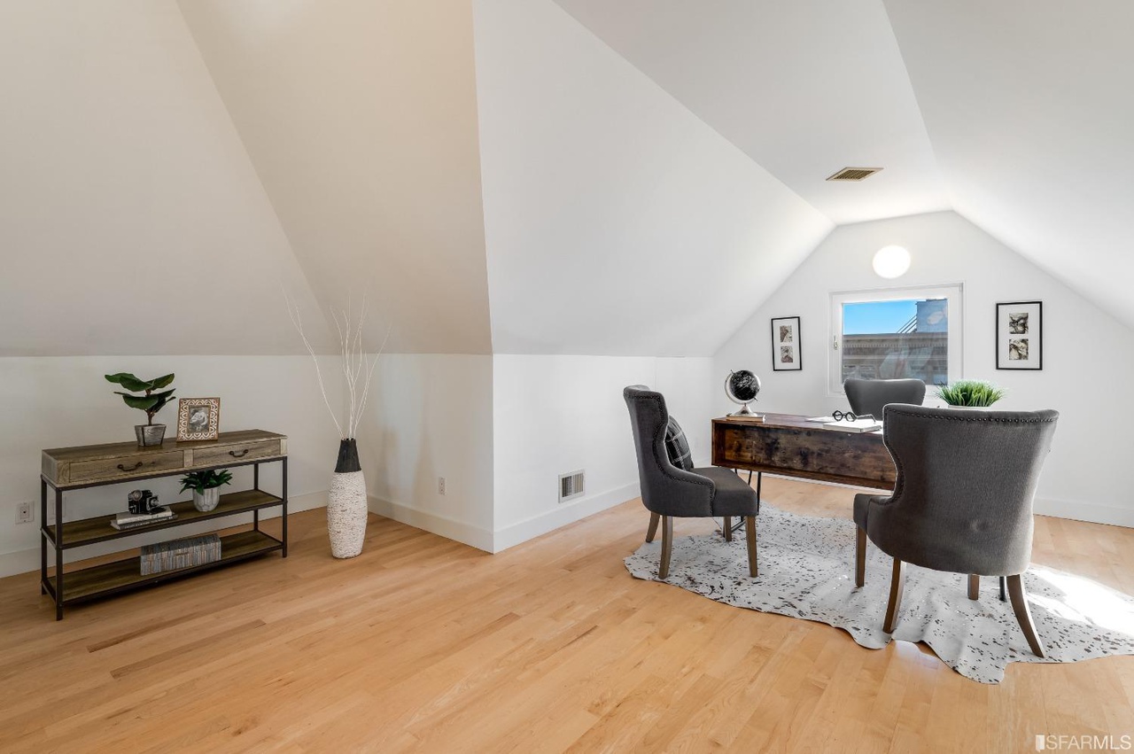 Private-office Private office with wood floors