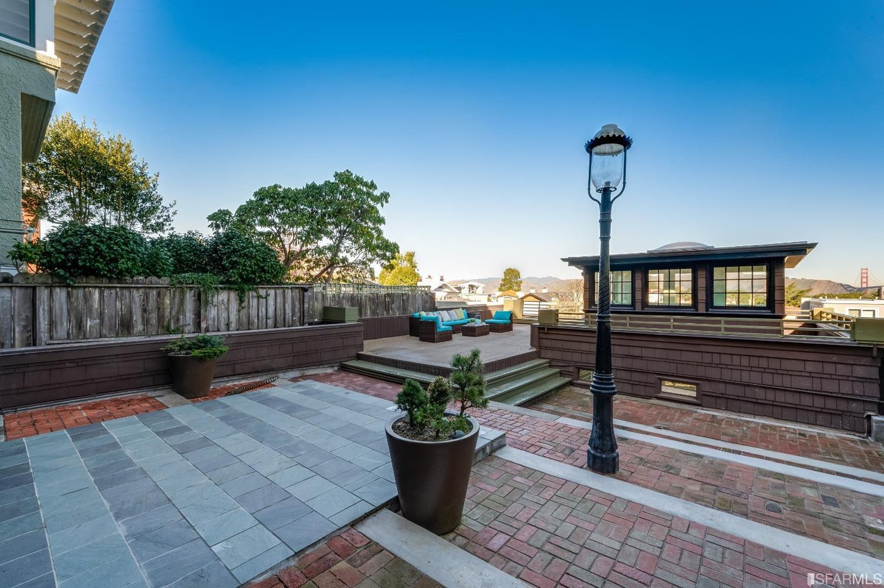 Roof-top-views Outdoor living area and detached bonus space