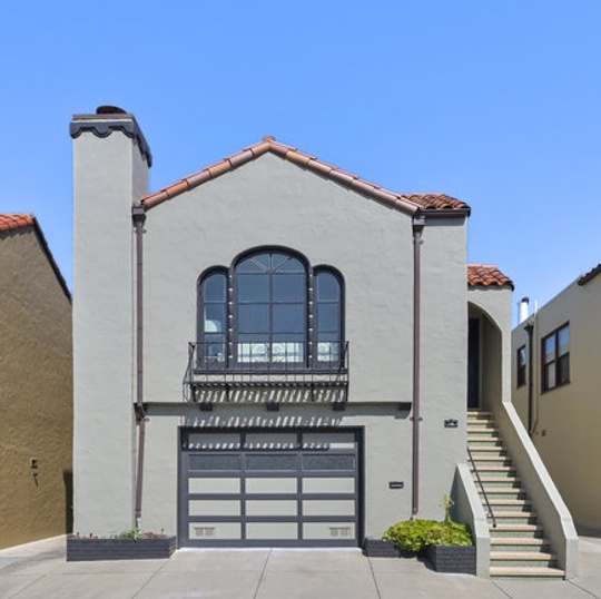 View of Lone Mountain single-family home, featuring a home with Stucco facade